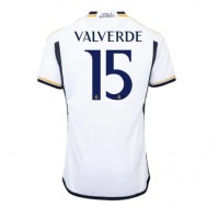 Real Madrid Federico Valverde #15 Heimtrikot 2023-24 Kurzarm